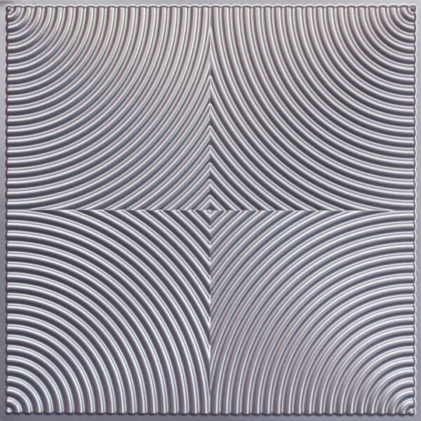 250 Silver Lined Hypnotic Tin Ceiling Tiles
