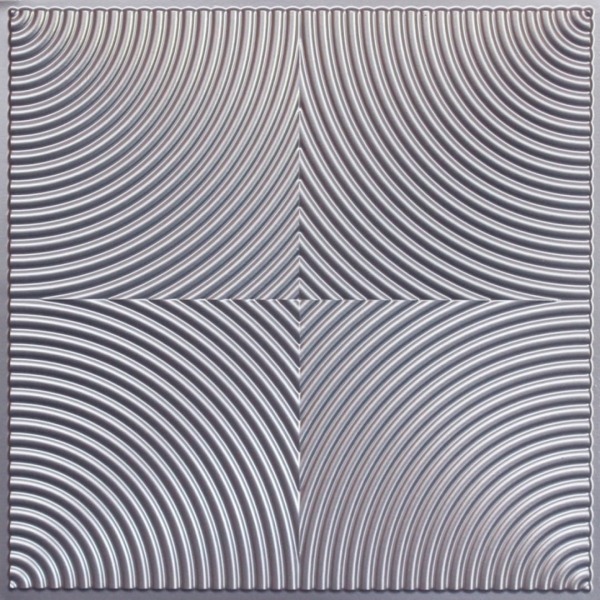 250 Silver Lined Hypnotic Tin Ceiling Tiles