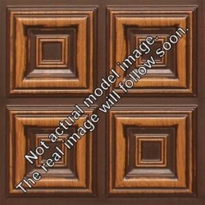 8266 Faux Tin Ceiling Tile - Antique Copper