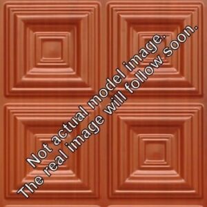 8266 Faux Tin Ceiling Tile - Antique Copper