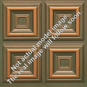 8266 Faux Tin Ceiling Tile - Antique Copper