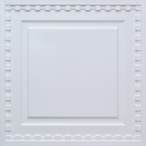 234 Faux Tin Ceiling Tile - Black Matte
