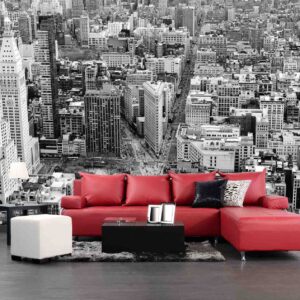 MU1414 - Bird's Eye View of Manhattan, New York
