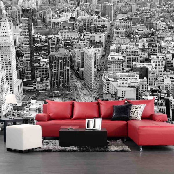 MU1414 - Bird's Eye View of Manhattan, New York