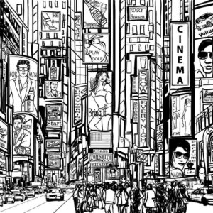 MU1403 - Famous street in New York