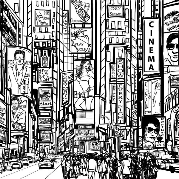MU1403 - Famous street in New York 