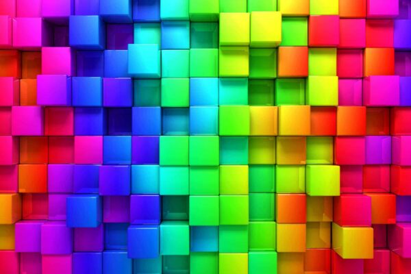 MU1348 - Rainbow Cubes