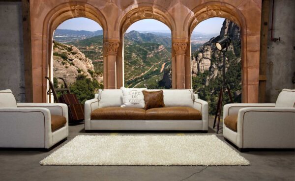 MU1277 - View from the Monastery of Montserrat, Spain