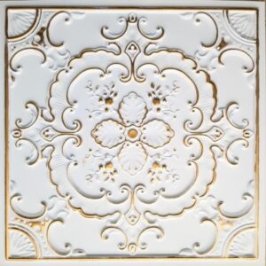 TD19 Victorian Era Faux Tin Ceiling Tile