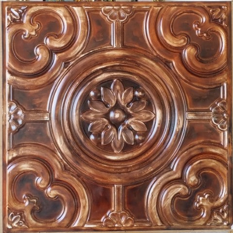TD50 Salt and Pepper Rustic Tin Ceiling Tiles