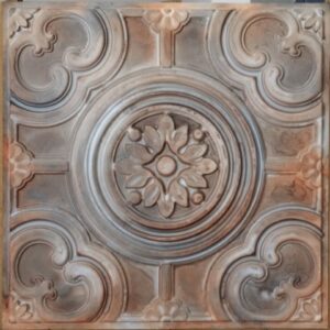 TD50 Salt and Pepper Rustic Tin Ceiling Tiles