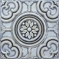 TD50 Salt and Pepper Rustic Tin Ceiling Tiles
