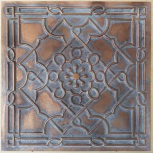 TD09 Ancient Gold Faux Tin Ceiling Tile (1)