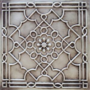 TD09 Ancient Gold Faux Tin Ceiling Tile (1)