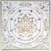 TD18 Elegant Floral Style Faux Tin Ceiling Tile