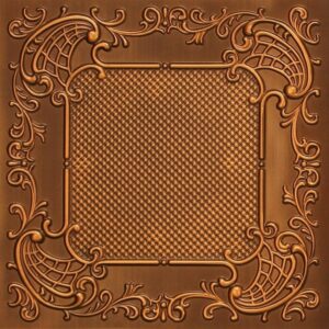 269 Faux Tin Ceiling Tile - Antique Gold