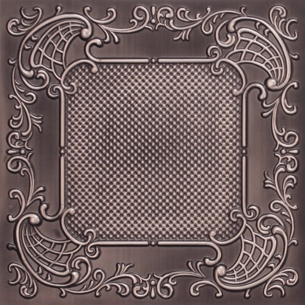 269 Faux Tin Ceiling Tile - Antique Silver