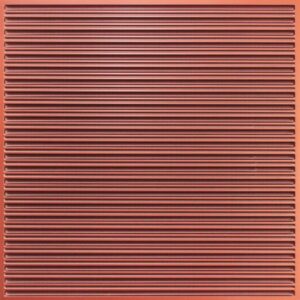 251 Antique Copper Parallel Lined Tin Ceiling Tiles