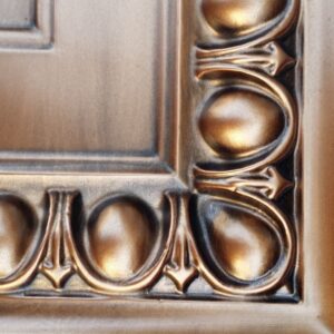 TD06 Faux Tin Ceiling Tile - Aged Copper 