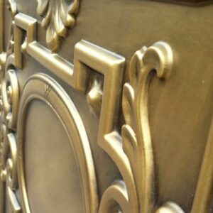 TD15 Aged Brass Rustic Tin Ceiling Tiles