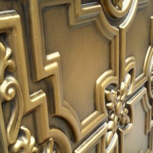 TD16 Aged Brass Antique Tin Ceiling Tiles