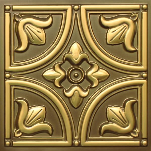 273 Antique Brass Nature Tin Ceiling Tile