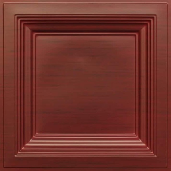 274 Antique Copper Square Raised Border Tin Ceiling Tiles
