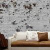 MU1562 - Peeling Paint Brick Wall