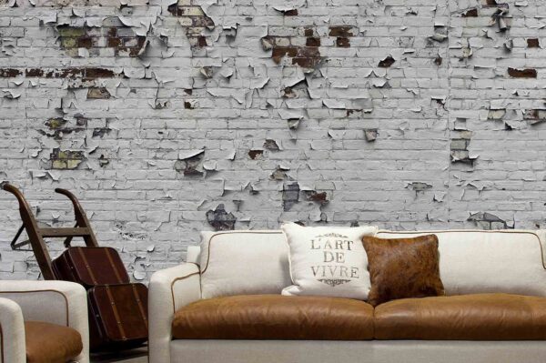 MU1562 - Peeling Paint Brick Wall