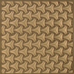 283 Faux Tin Ceiling Tile - Antique Gold
