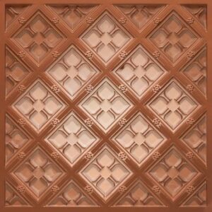 279 Faux Tin Ceiling Tile - Antique Silver
