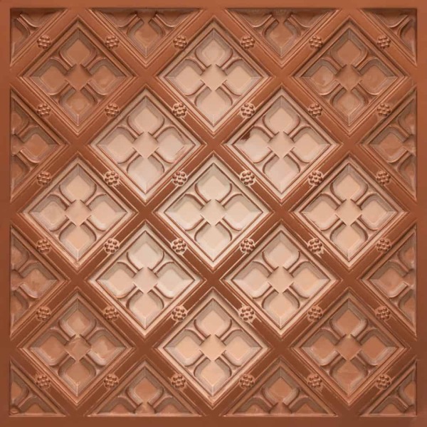 279 Faux Tin Ceiling Tile - Antique Silver