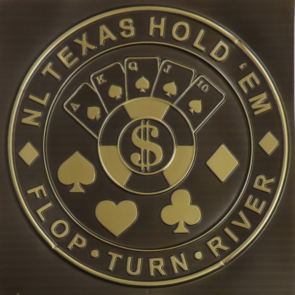 295 Poker Style Tin Ceiling Tile