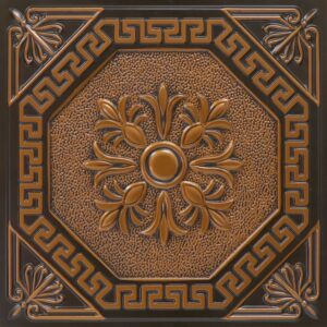 304 Antique Copper Elegant Tin Ceiling Tiles