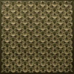 262 Faux Tin Ceiling Tile - Antique Brass