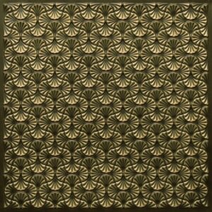 262 Antique Brass Art Deco Pattern Tin Ceiling Tiles