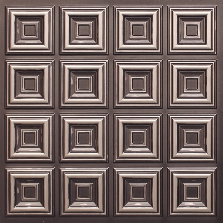 270 Cubic Pattern Faux Tin Ceiling Tile