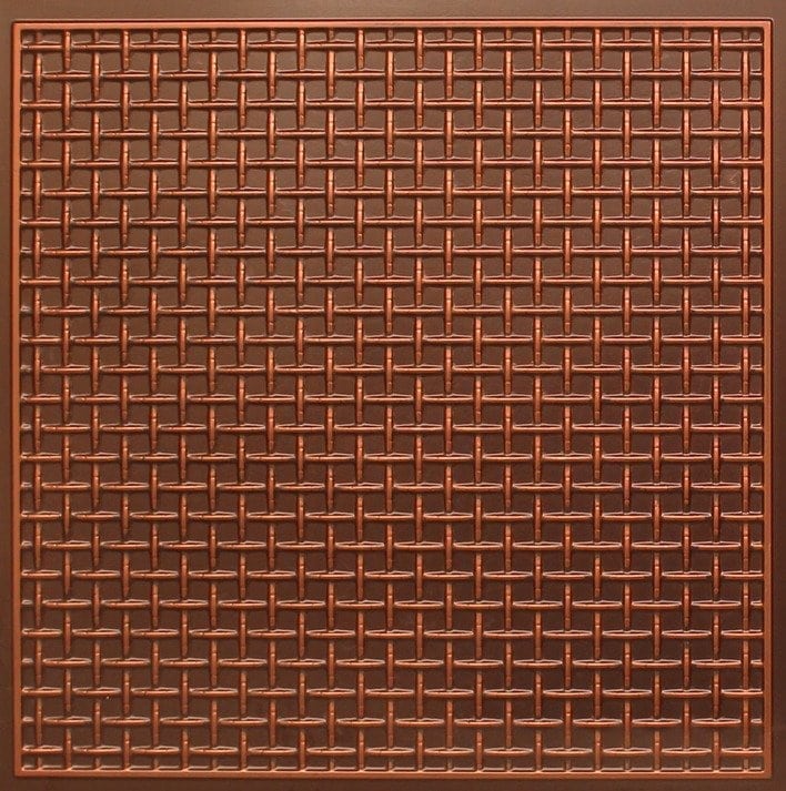 271 Antique Copper Cage Pattern Tin Ceiling Tiles