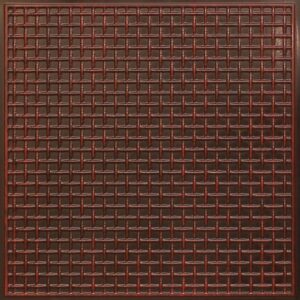 271 Antique Copper Cage Pattern Tin Ceiling Tiles