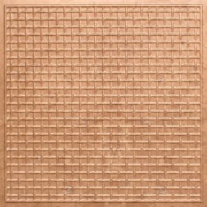 271 Antique Copper Cage Pattern Tin Ceiling Tiles