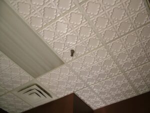 Faux tin ceiling tile