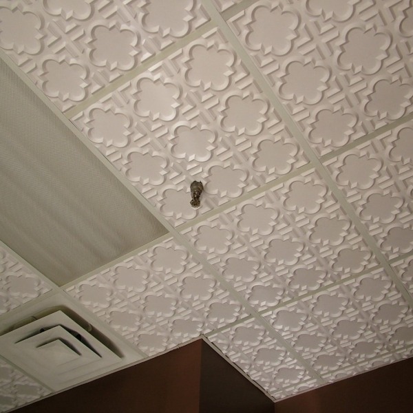 Faux tin ceiling tile