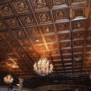215 Royal Style Tin Ceiling Tiles - Coffered