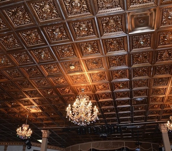 215 Royal Style Tin Ceiling Tiles - Coffered