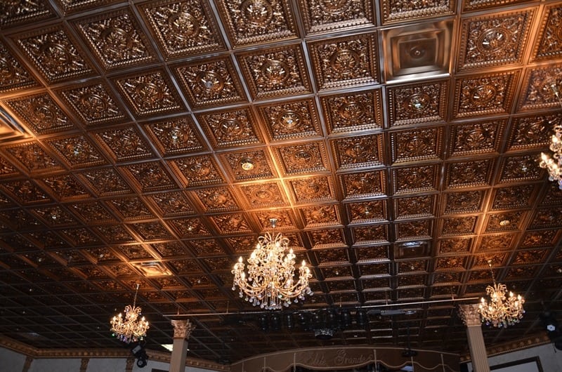 215 Royal Style Tin Ceiling Tiles, Faux Tin Drop Ceiling Tiles 2×2