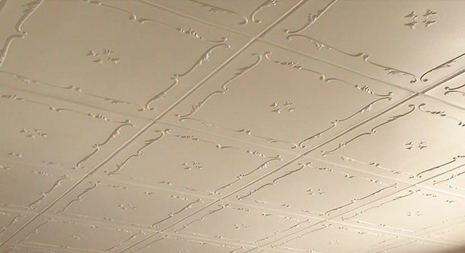Styrofoam ceiling tiles
