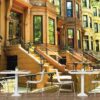 1644R_Famous Brownstone Row Houses in Brooklyn, New-York