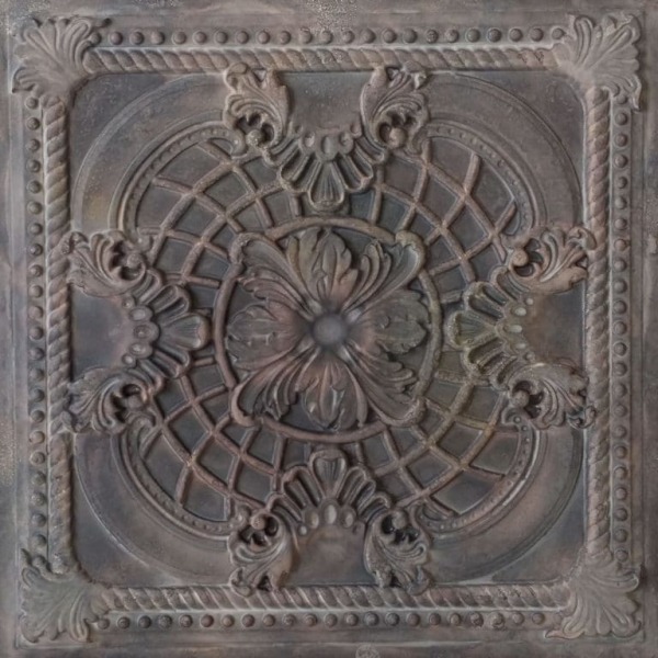 TD31 Old Wood Gray Traditional Tin Ceiling Tiles