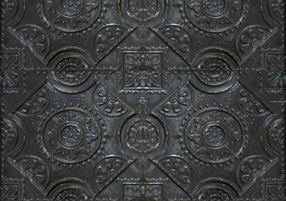 painted ceiling tile