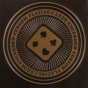 293 Casino Card Faux Tin Ceiling Tile